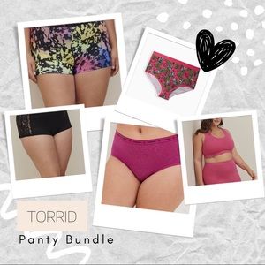 TORRID 1x Panty Bundle of 5, NWT